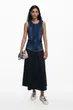 desigual レディース　Denim combined dress　25WWVD03