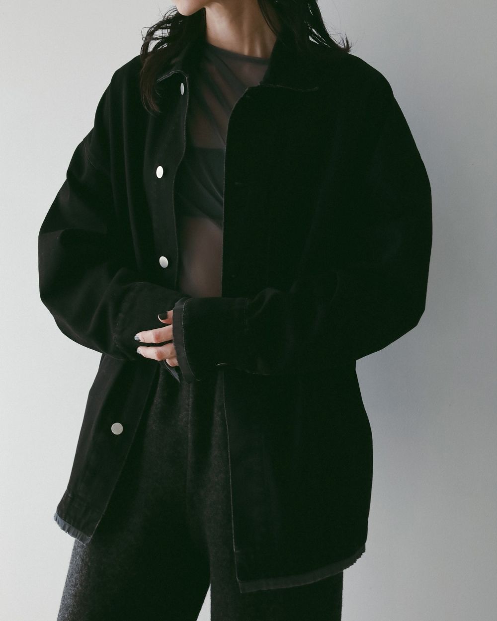 anuke 公式完売！Denim Work Jacket 36 アイボリー anuke Denim Work Jacket 36 アイボリー