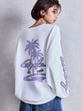 GYDA　palm tree Gydies Lovingサガラスウェットトップス　0725527110|GYDA　(ジェイダ)