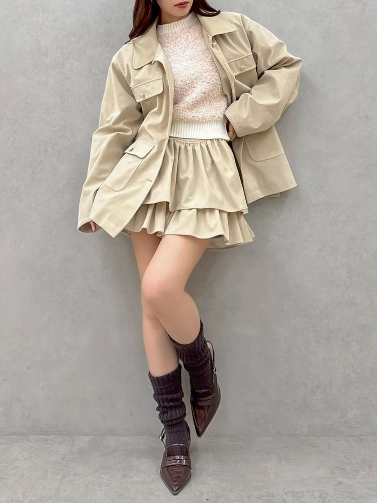 dazzlin ポケットオーバーブルゾン 0225502002|apricot online shop