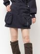 dazzlin　スウェットポケットミニスカート　0225508003