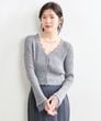 COCODEAL シアーリブレースカーディガン　75633264|COCODEAL (ココディール)