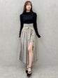 dazzlin　パンツレイヤードプリーツスカート　0225508018|dazzlin（ダズリン）