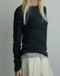 anuke Layered Sheer Long T-shirts　62520617