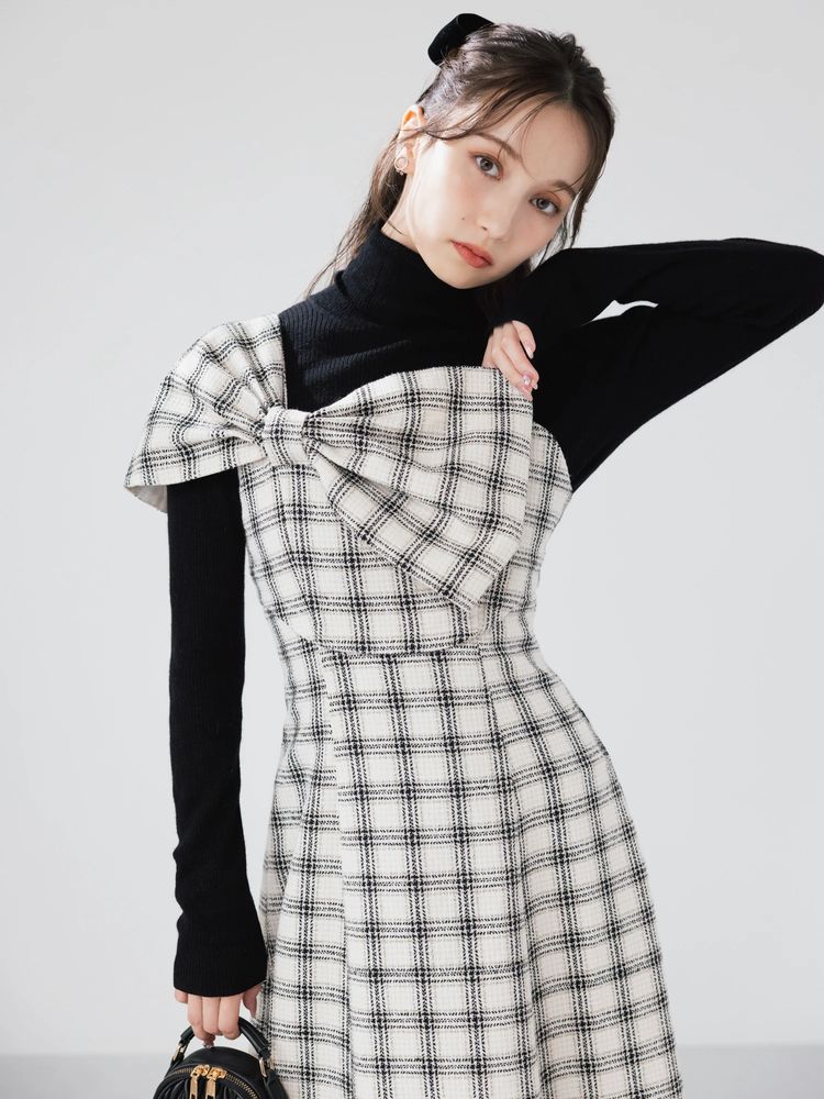 ワンピース セットアップ セットアップ対応・洗える】セラテリーダブルクロス ワンピース