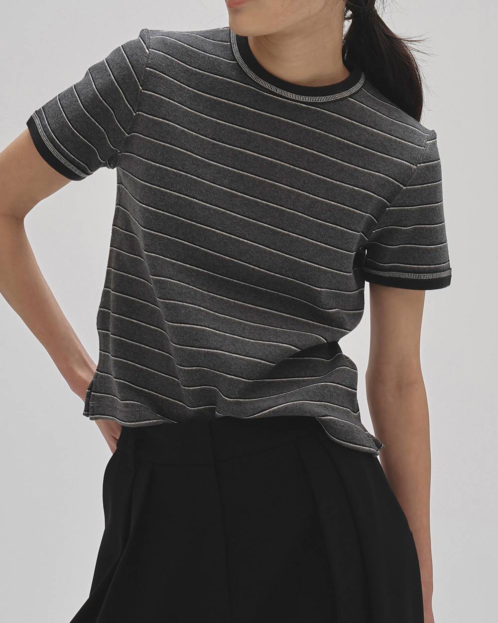 TODAYFUL Border Ringer Tee チョコ TODAYFUL Border Ringer Tee 12610619|apricot online shop