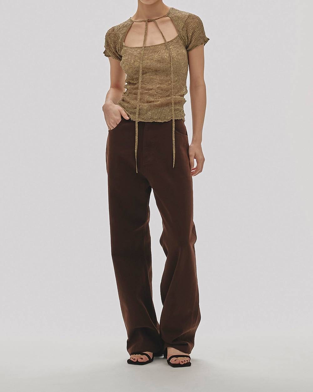 SALE】TODAYFUL 2way Sheer Knittops 12610524|apricot online shop
