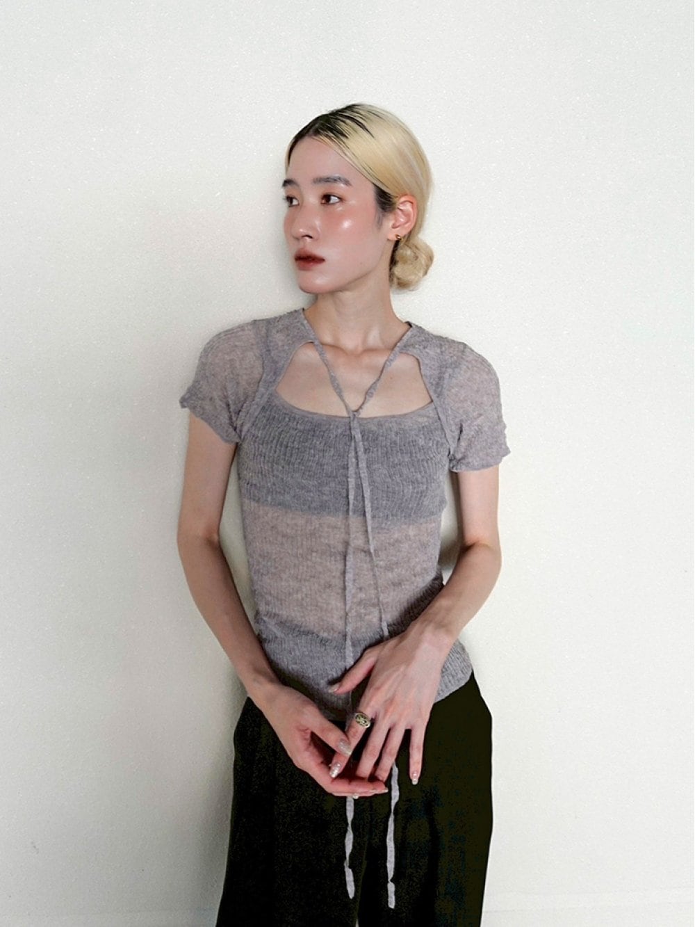 SALE】TODAYFUL 2way Sheer Knittops 12610524|apricot online shop