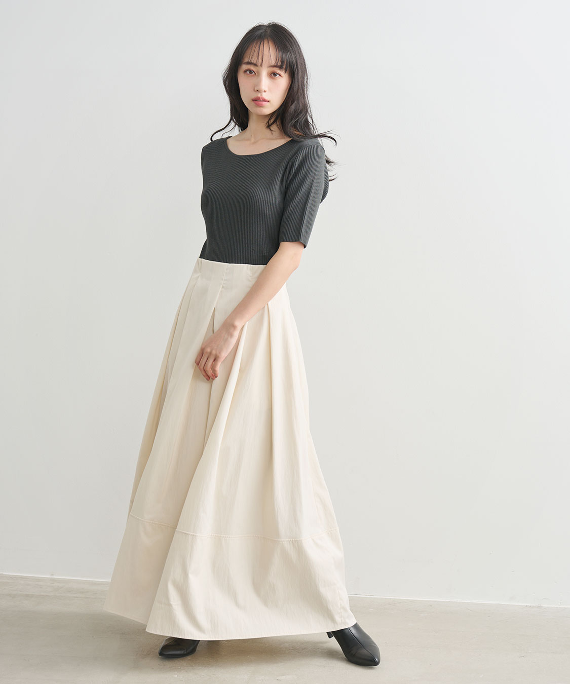 COCODEAL バックレースニットドッキングワンピース 76615219|apricot