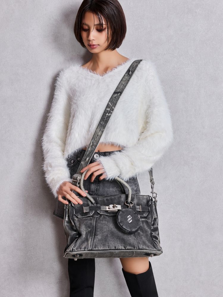 SALE】GYDA vintage like denim BAG 0725519635|apricot online shop