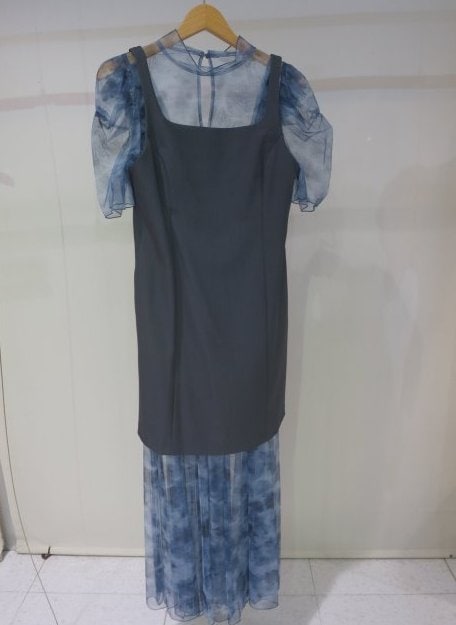 SALE】COCODEAL マーブルチュールワンピース×ミニワンピース