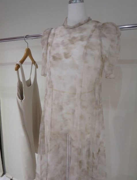 COCO DEAL マーブルチュールワンピース×ミニワンピースセット SALE】COCODEAL マーブルチュールワンピース×ミニワンピースセット