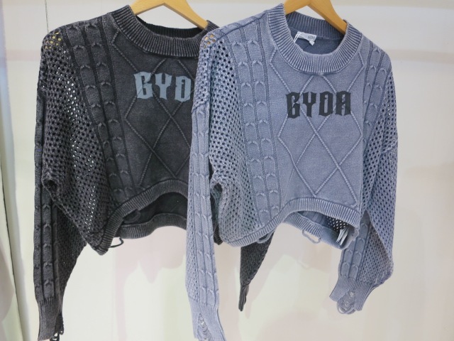 GYDA GYDA damage processing ニットトップス 0725526321