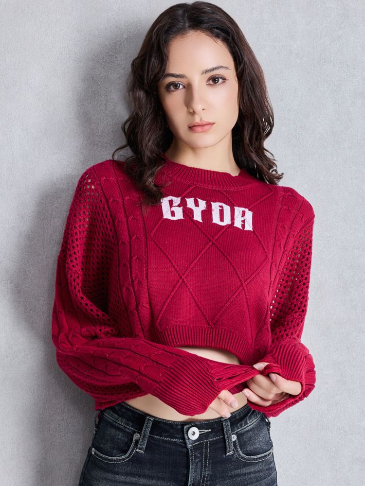 GYDA GYDA damage processing ニットトップス 0725526321