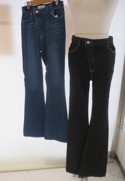 SALE】 dazzlin デニムフレアパンツ 0224524001|apricot online shop