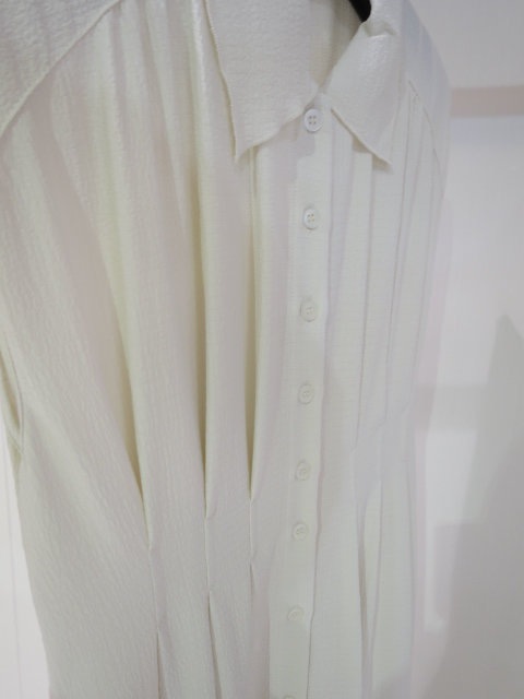 COCO DEAL ノースリーブシャツワンピース アイボリー SALE30%OFF