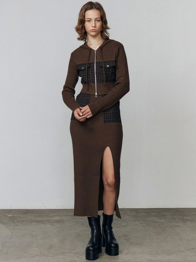 EMODA ドッキングポケットワンピース 0425503006|apricot online shop