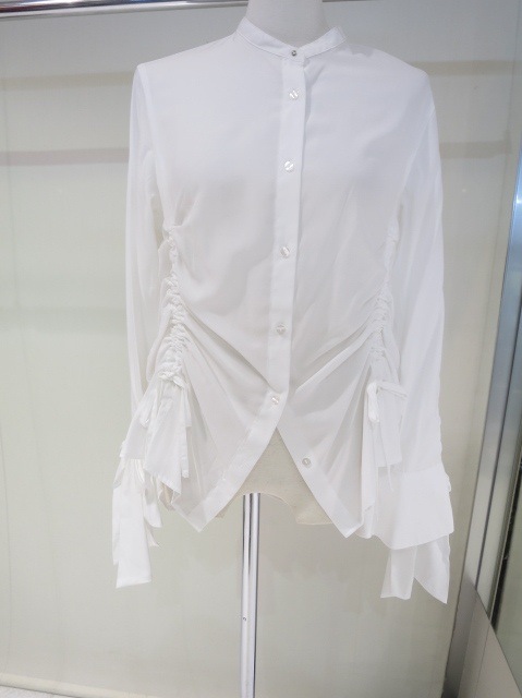 COCODEAL リボンスリーブドロストシャツブラウス 75618347|apricot