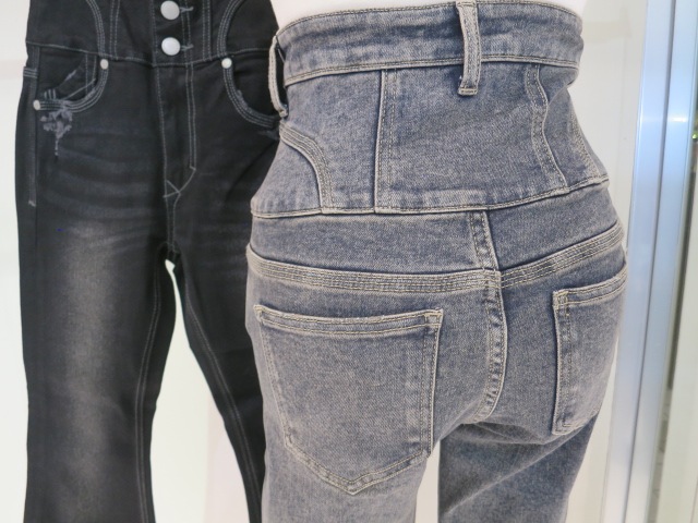 SALE】EMODA スーパーハイウエストフレアパギンス 0425524727|apricot