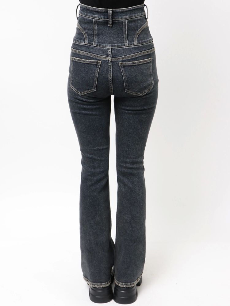 EMODA スーパーハイウエストフレアパギンス 0425524727|apricot online