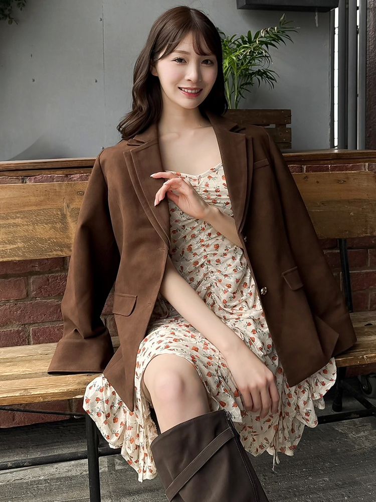 dazzlin ダブルカラーテーラージャケット 0225501002|apricot online shop