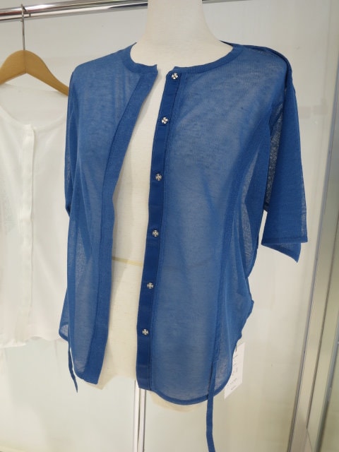 【SALE】&g'aime アンジェム　シアーシャーリングカーディガン　986-66003 SALE】&g'aime アンジェム シアーシャーリングカーディガン 986