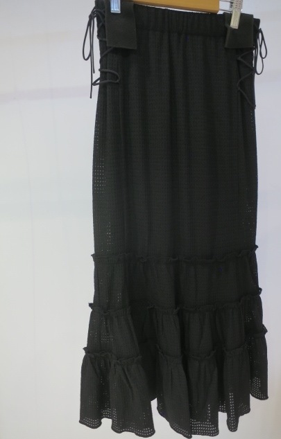 SALE】COCODEAL フリルマーメイドティアードスカート 76327451|apricot
