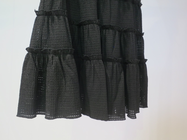 SALE】COCODEAL フリルマーメイドティアードスカート 76327451|apricot