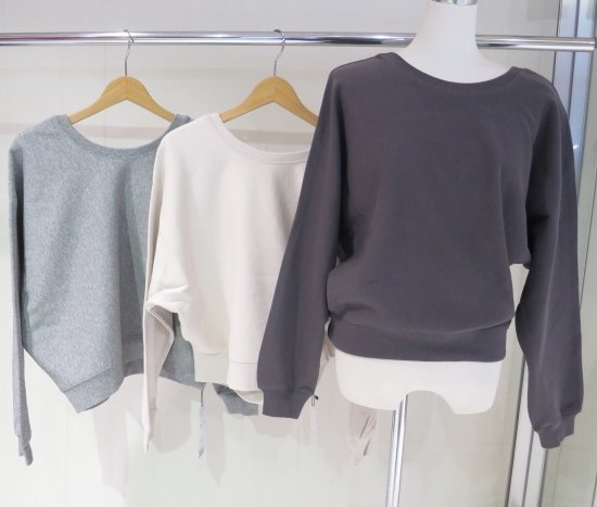 COCODEAL バックカシュクールスウェット 再入荷 75121131
