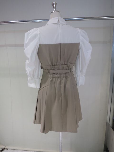 SALE】 dazzlin レイヤードシャツミニワンピース 0225203004