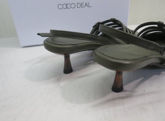 SALE】COCO DEAL キトンヒールバックストラップパンプス