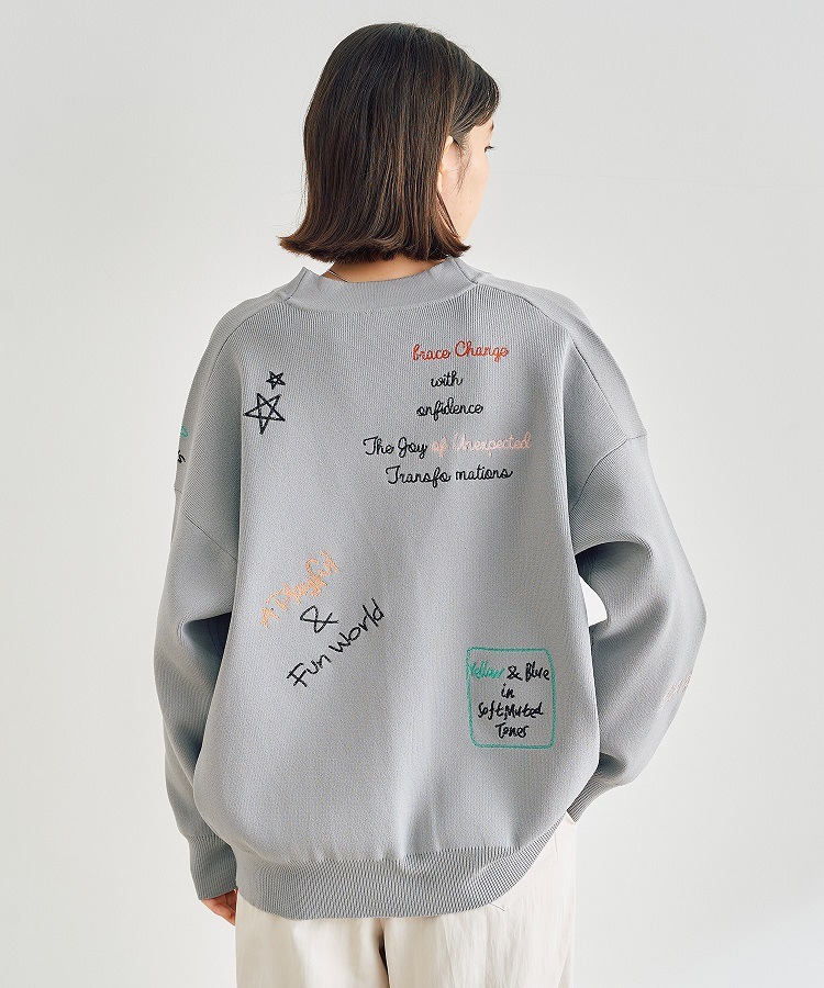 ココディール ロゴ刺繍ニットカーディガン 楽天市場】【SOLD OUT】COCODEAL ココディール ロゴ刺繍ニット