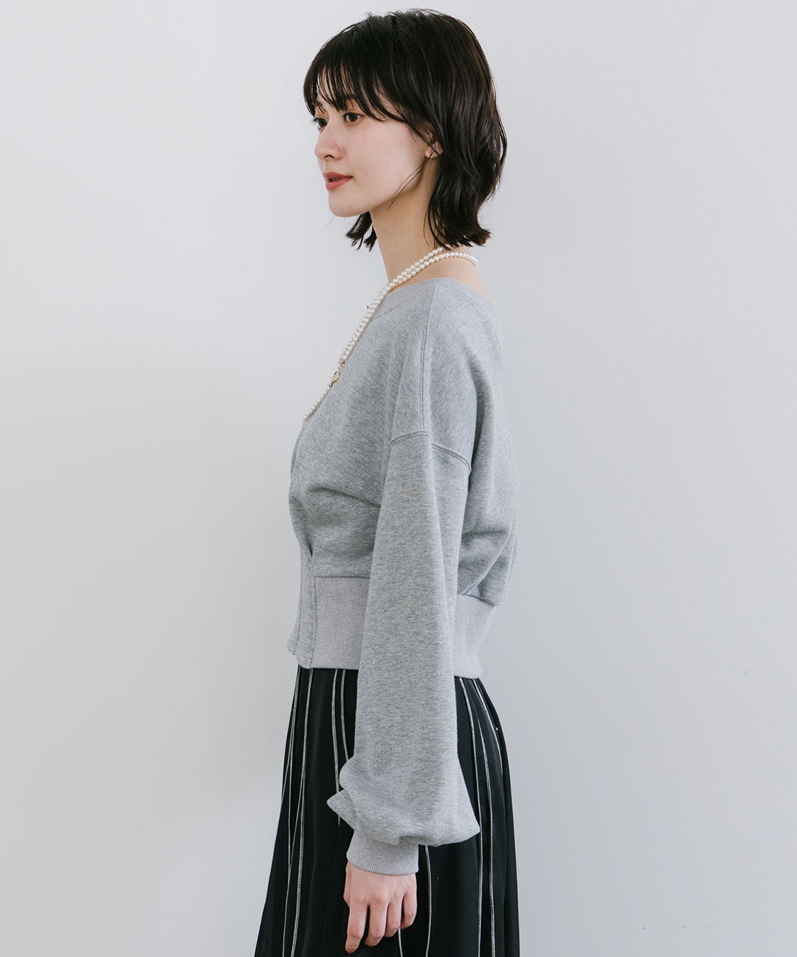 【12/1までまろん。】ラメ裏毛スウェット ココディール ラメ裏毛スウェット｜PETAL ONLINE（ペタルオンライン）