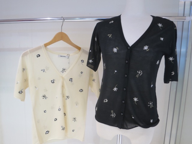 期間限定SALE】COCODEAL フラワー刺繍シアーカーディガン 76533043