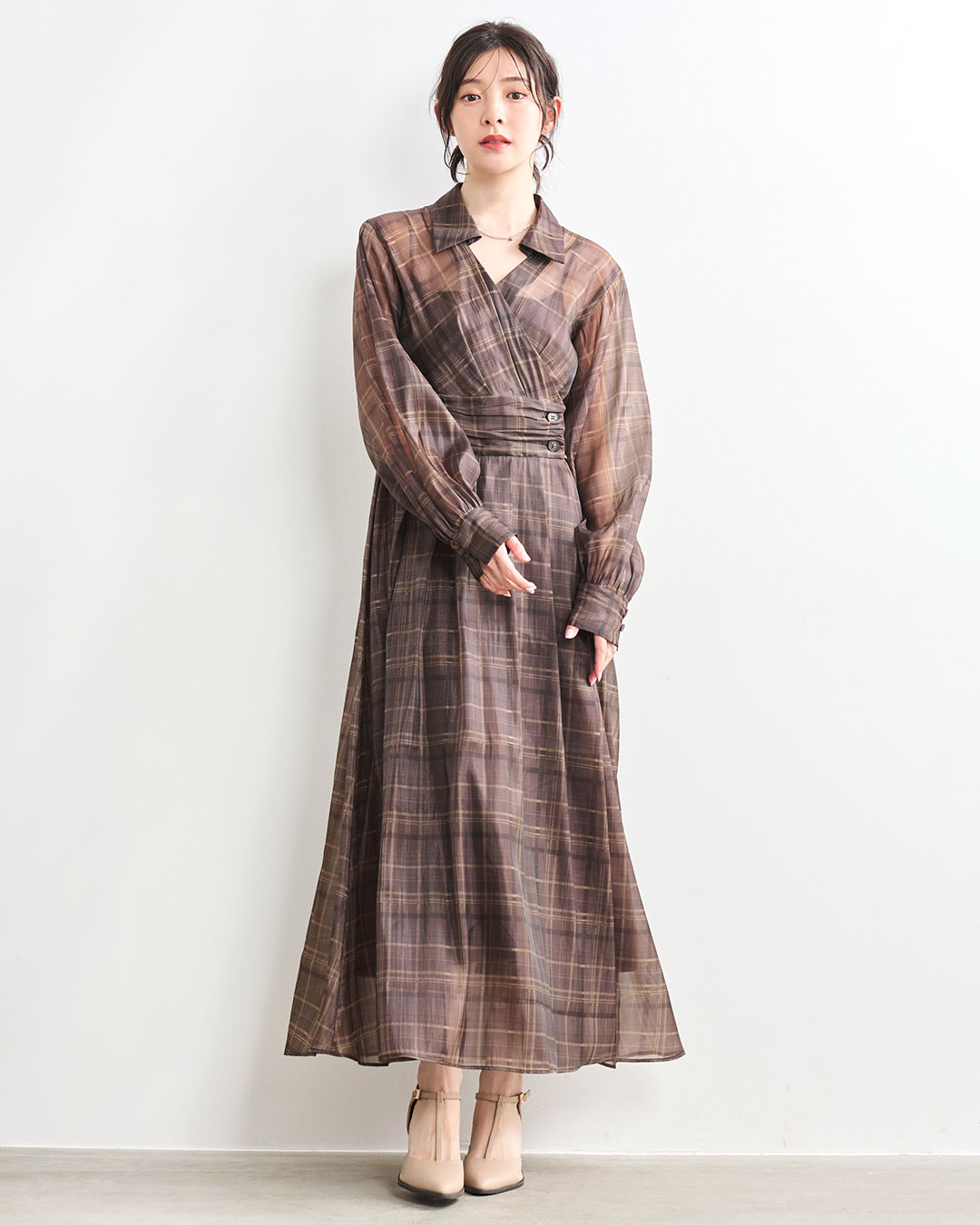 COCODEAL チェックシャツワンピース 75615216|apricot online shop