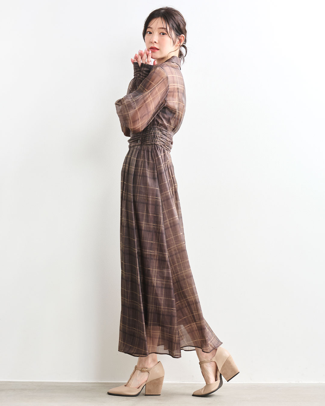 COCODEAL チェックシャツワンピース 75615216|apricot online shop