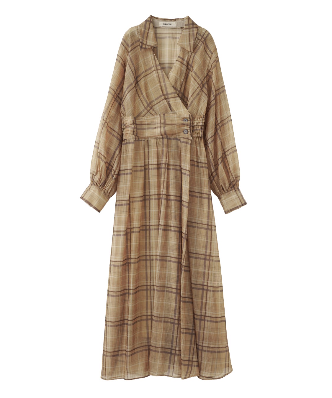 COCO DEAL チェックシャツワンピース COCODEAL チェックシャツワンピース 75615216|apricot online shop