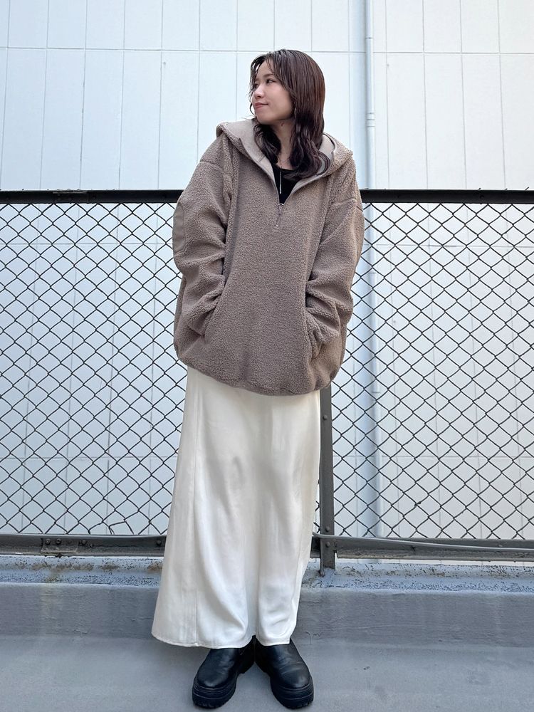 アングリッド　ボアルーズパーカー SALE】UNGRID ボアルーズパーカー 1125627843|apricot online shop