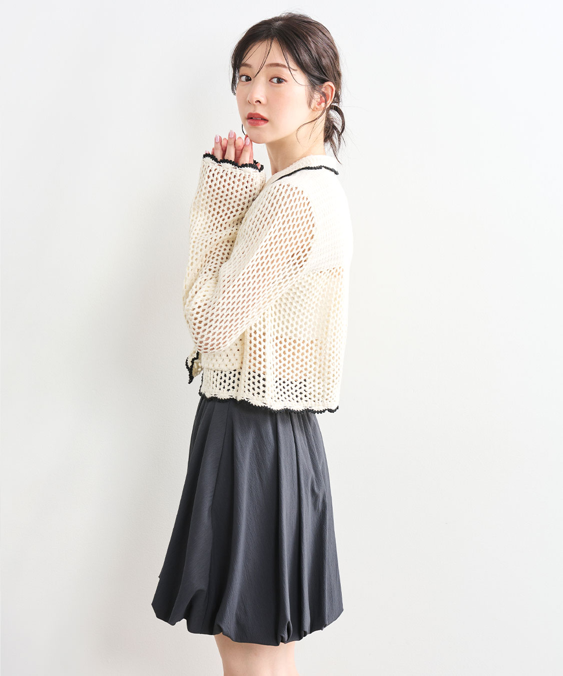 COCODEAL クロシェニットカーディガン 75633217|apricot online shop