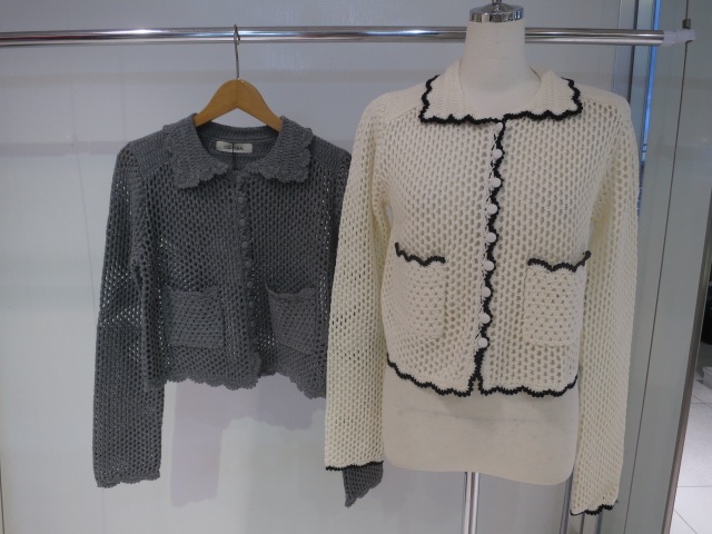 COCODEALクロシェニットカーディガン COCODEAL クロシェニットカーディガン 75633217|apricot online shop