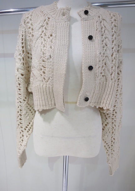 anuke Cable Knit Cardigan 62520507|apricot online shop