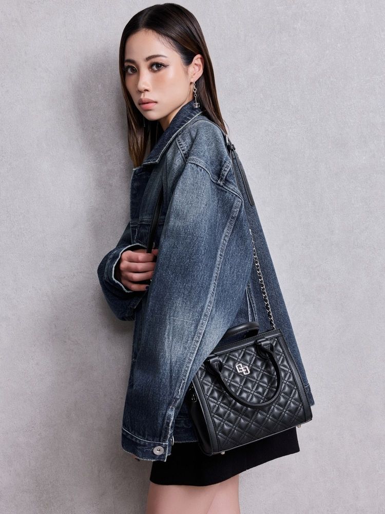 ス*ラ様 GYDA ⭐️大人気商品⭐️ GGストーンキルティング BOX BAG GYDA GGストーンキルティングBOX BAG 0726119469|apricot online shop