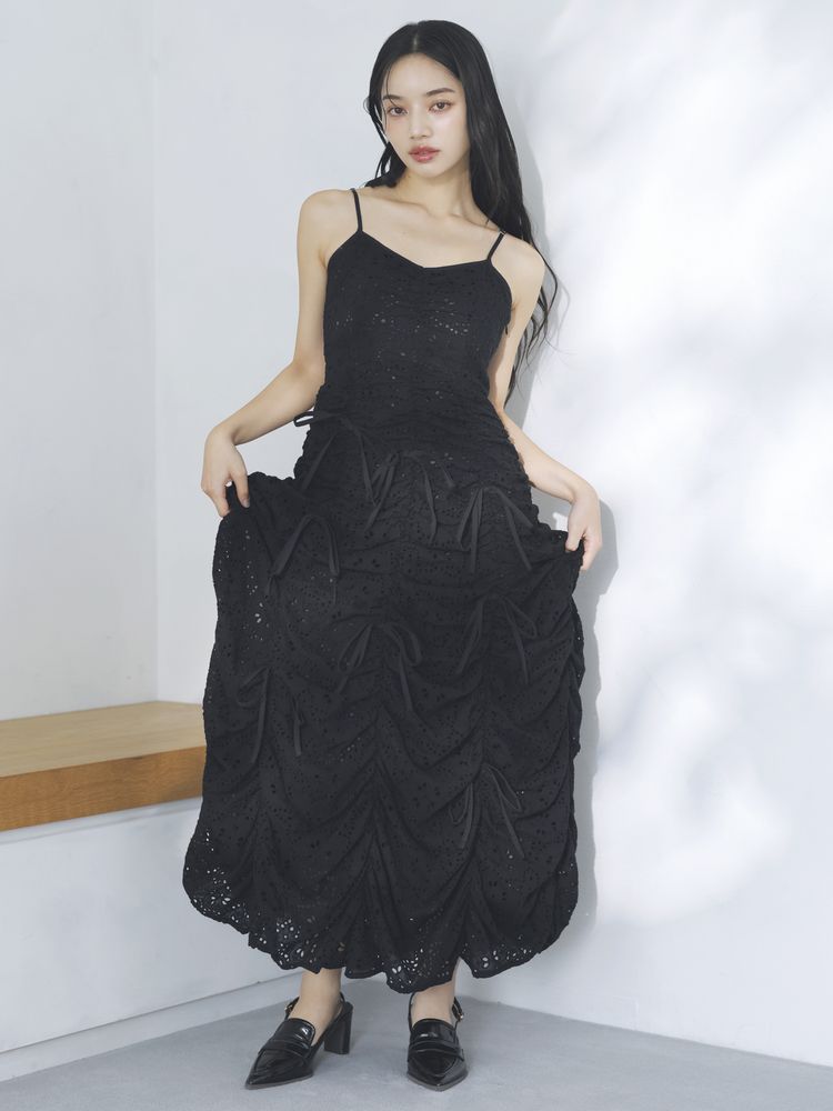 SALE】 dazzlin ギャザーリボンワンピース 0225203035|apricot online shop