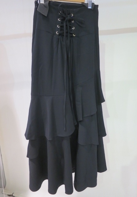 dazzlin アシメラッフルマーメイドスカート 0226508005|apricot online