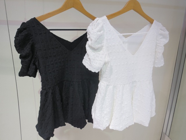 COCODEAL バルーンペプラムカットソートップス 76221391|apricot