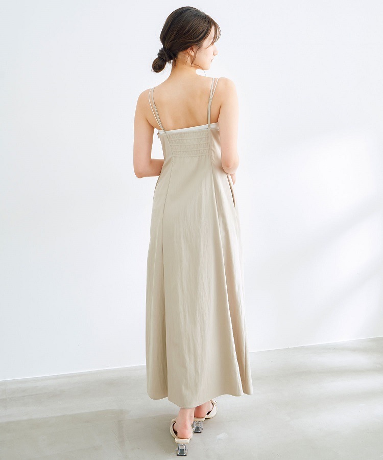 COCO DEAL リボンキャミワンピース ベージュ【美品】 COCODEAL リボンキャミワンピース 75215287|apricot online shop
