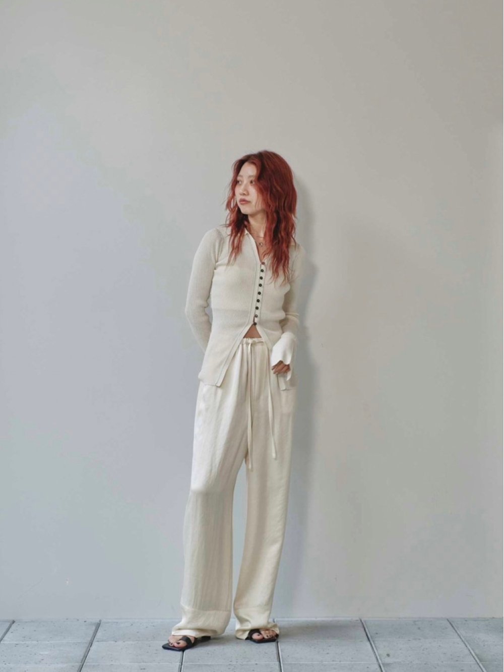 TODAYFUL Sheer Skipper Knit 12510508|apricot online shop