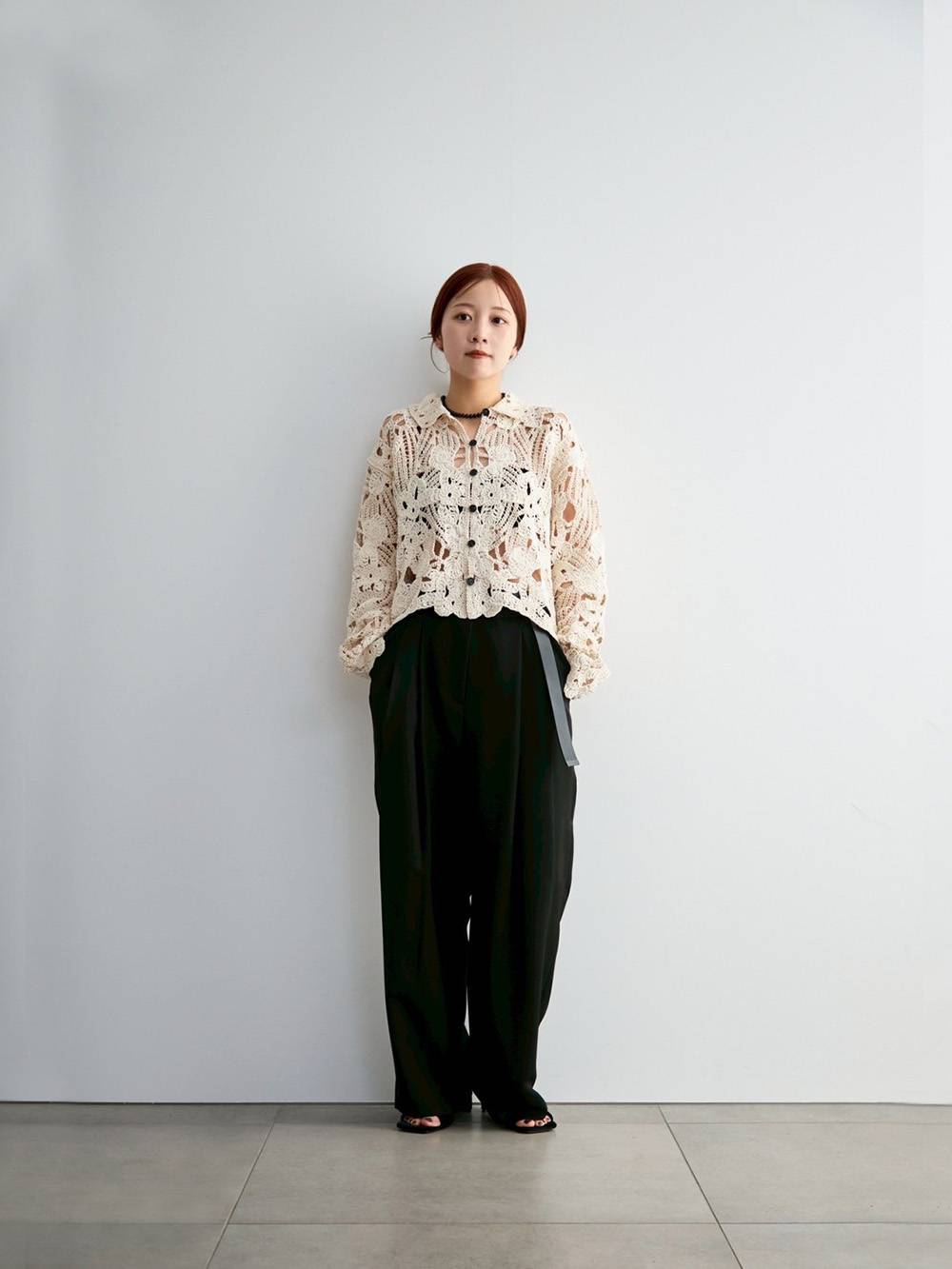anuke Embroidery Over Shirts 62620402|apricot online shop