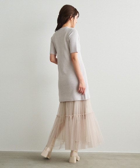 COCO DEAL ココディール チュールレイヤードワンピース COCODEAL チュールレイヤードワンピース 2 - メルカリ