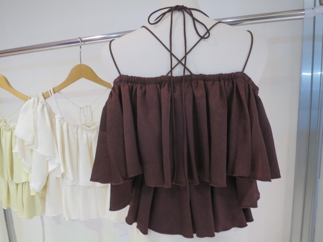 COCODEAL ワッシャーサテンキャミブラウス 76518583|apricot online shop